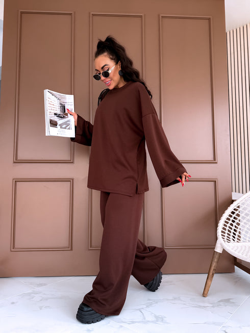 large size set "MANHATTAN" - CHOCO